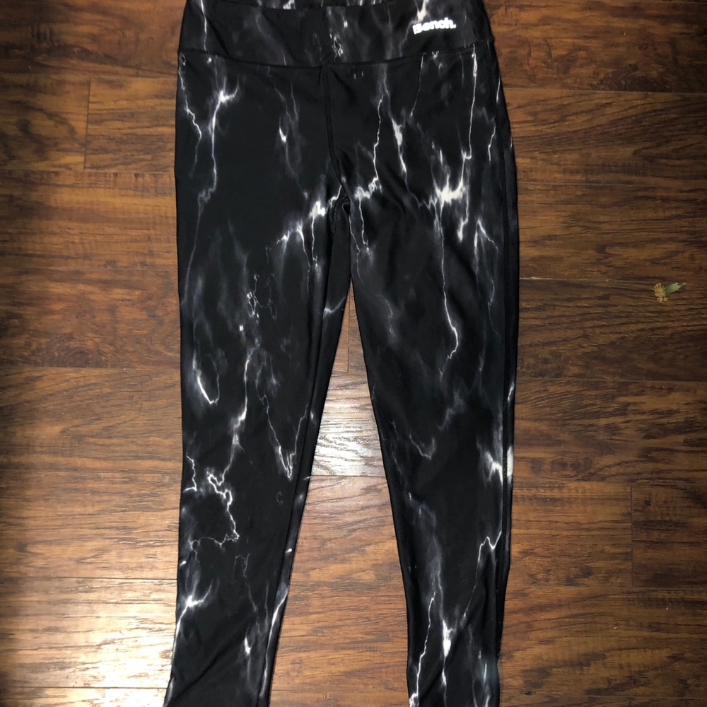 Bench smoke print leggings